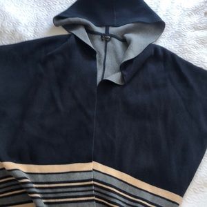 Massimo dutie cape with hoodie